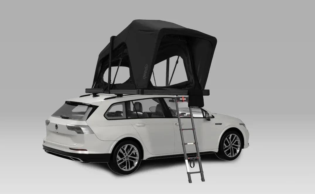 klappbares Hartschalen Dachzelt "qeedo freedom hybrid" 2
